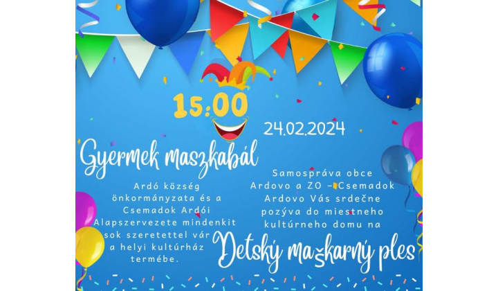 Detský maškarný ples 2024