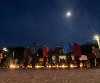 Spoločné zapaľovanie adventnej sviečky 2024